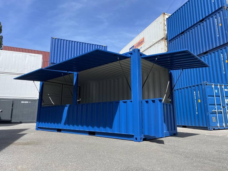 Contenedor Bar Azul de 20 Pies - Imagen 7