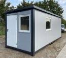 Contenedor Modular 6 × 2,40 m con WC Ducha y Cocina