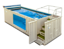 Piscina Contenedor Panorámica 6,05 × 2,44 m