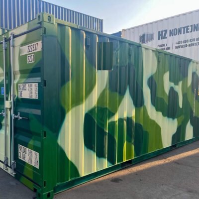 Contenedor Marítimo de 20 Pies  Camuflaje