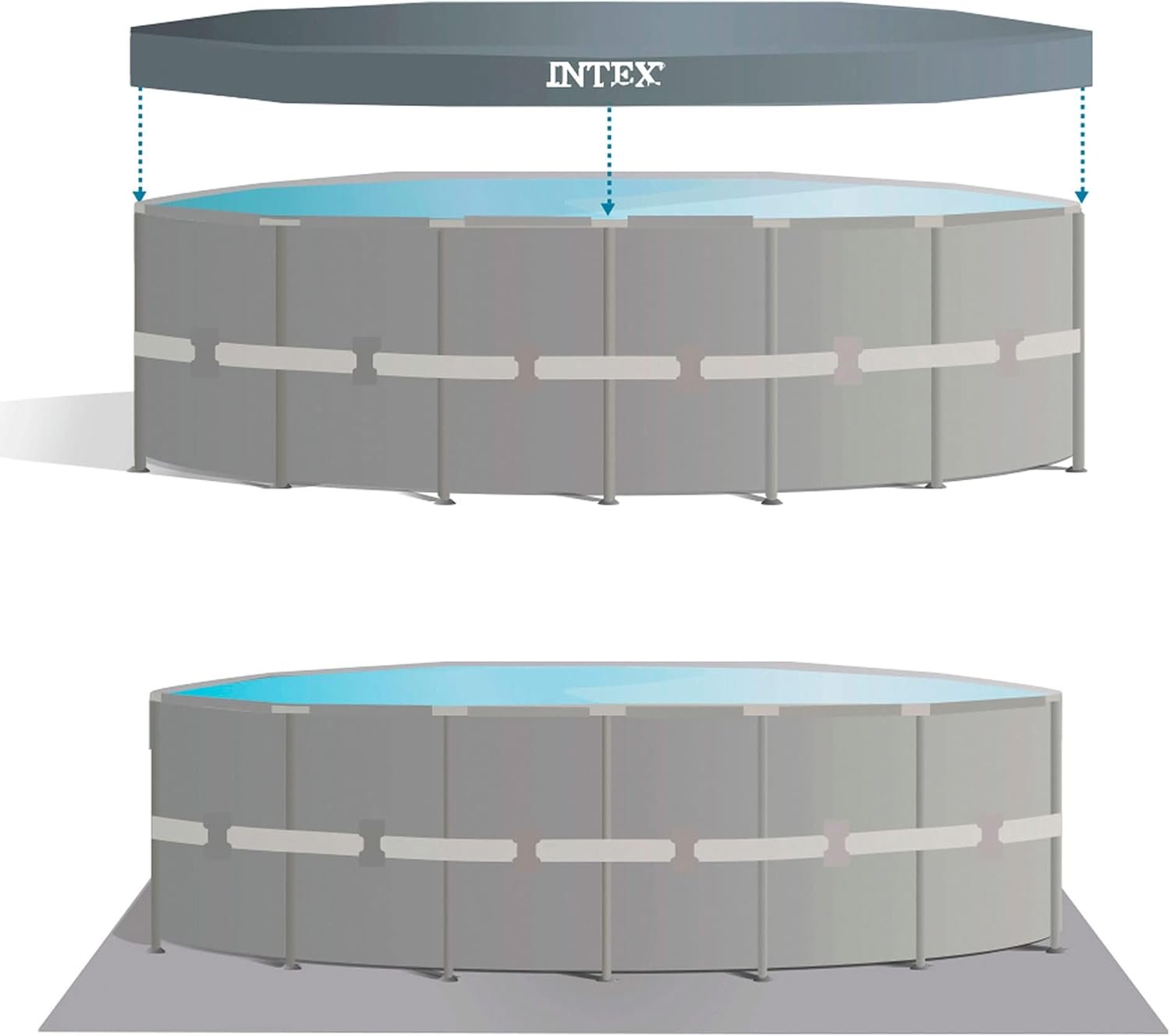 Piscina Elevada Redonda Ultra XTR Frame 549 x 132 cm con Depuradora - Imagen 4