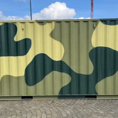 Contenedor Marítimo de 20 Pies  Camuflaje