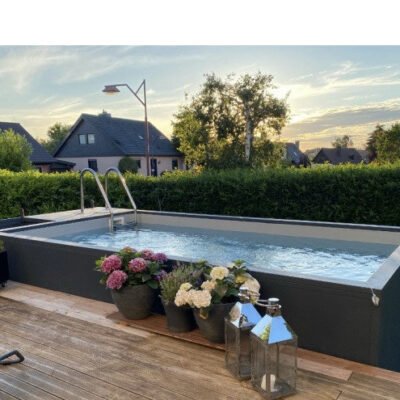 Piscina Contenedor Móvil 5,25 × 2,55 × 1,26 m