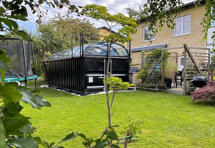 Piscina Contenedor 6,11 × 2,50 m con Techo Corredizo – Pack Premium (Lista para Usar) - Imagen 6